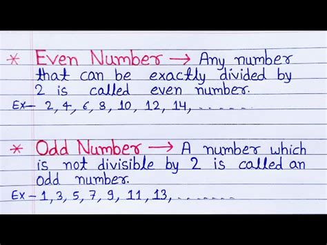 smallest odd number|smallest even number.